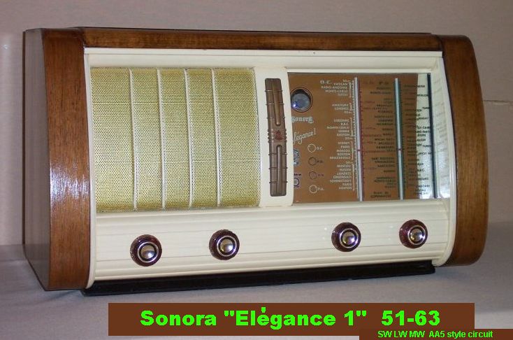Sonora mantel radio